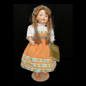 VTG Franklin Heirloom Doll Gretel Fairy Tale Dolls Collection by Carol Lawson